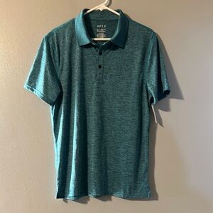 Apt. 9 Ocean Blue Polo Shirt Size Medium